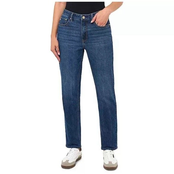 NEW Seven7 Women's 90's Straight Jean Size 8 Dark Wash High Rise 32x29 NWT - Picture 10 of 12